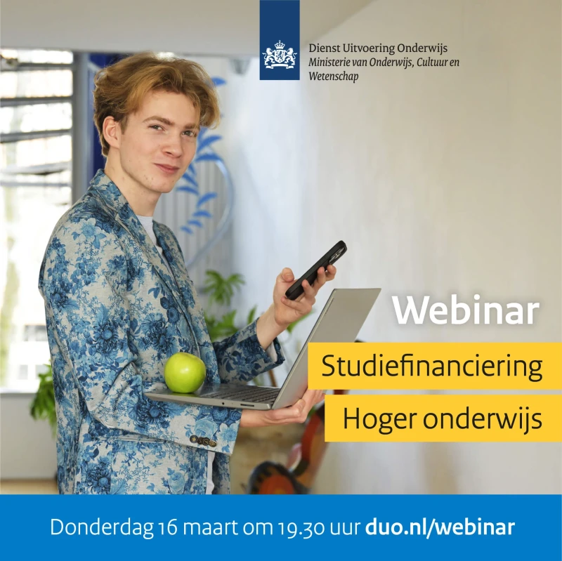 Webinar Studiefinanciering hoger onderwijs